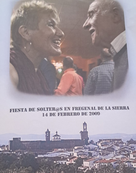 Recuerdo de una fiesta de solteros en Fregenal de la Sierra celebrada el 14 de febrero de 2009